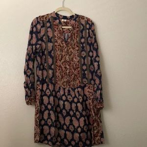 Anthropologie tunic dress size L